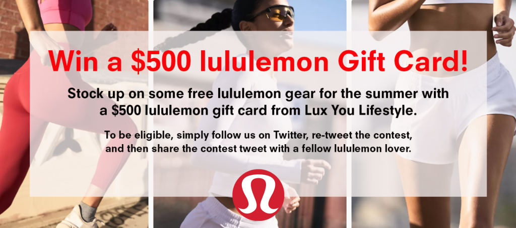 $500 Lululemon Gift Card for Free